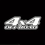 Sticker autoadeziv pentru vehicule Off Road, model "4x4 Off Road", dimensiune 29 x 11 cm, culoare Alba - imagine 3