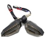 Set 2 lampi Semnalizare Moto cu LED, cu 2 functii, pozitie si semnalizare, 12V - imagine 10