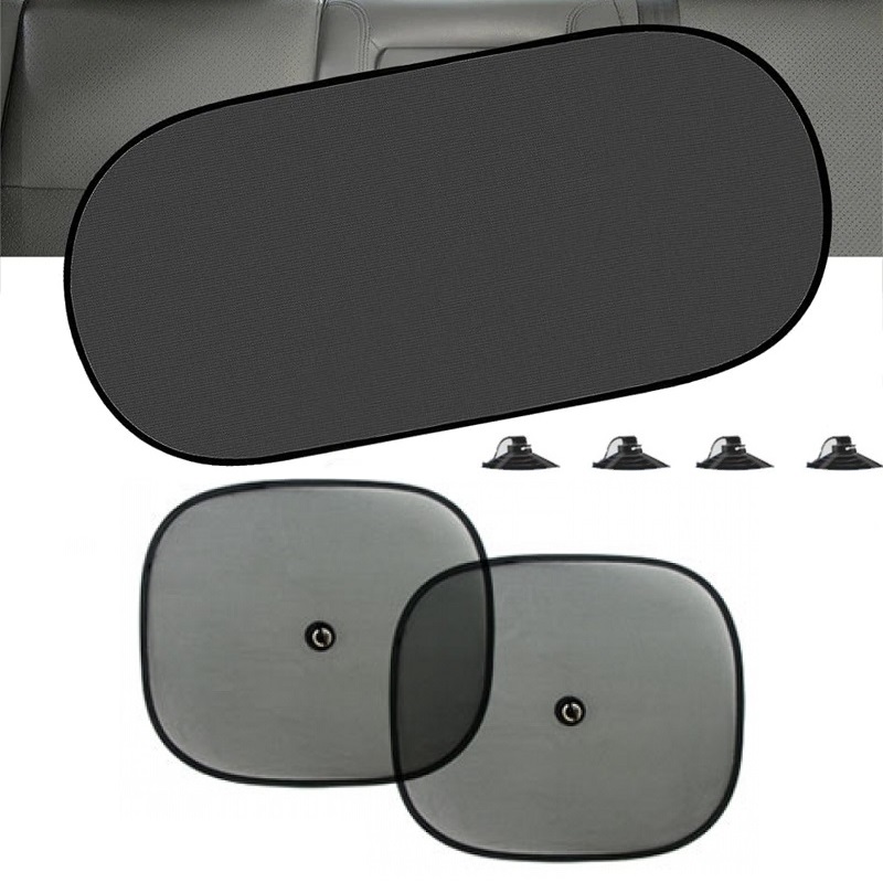 ergw45y.jpg Set Protectie Solara Auto format din 3 piese, parasolar luneta + 2 parasolare laterale, prindere cu ventuze - imagine 1