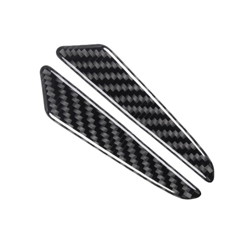 fdbsartnhar.jpg Set 8 elemente de protectie usa "Imitatie Carbon", flexibile, autoadezive, culoare Neagra - imagine 1