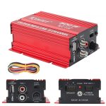 MINI amplificator auto, stereo, 500 W max, cu incarcare USB - imagine 2