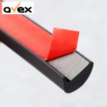 Set 4 buc. ornament protectie aripa din cauciuc culoare neagra - imagine 2