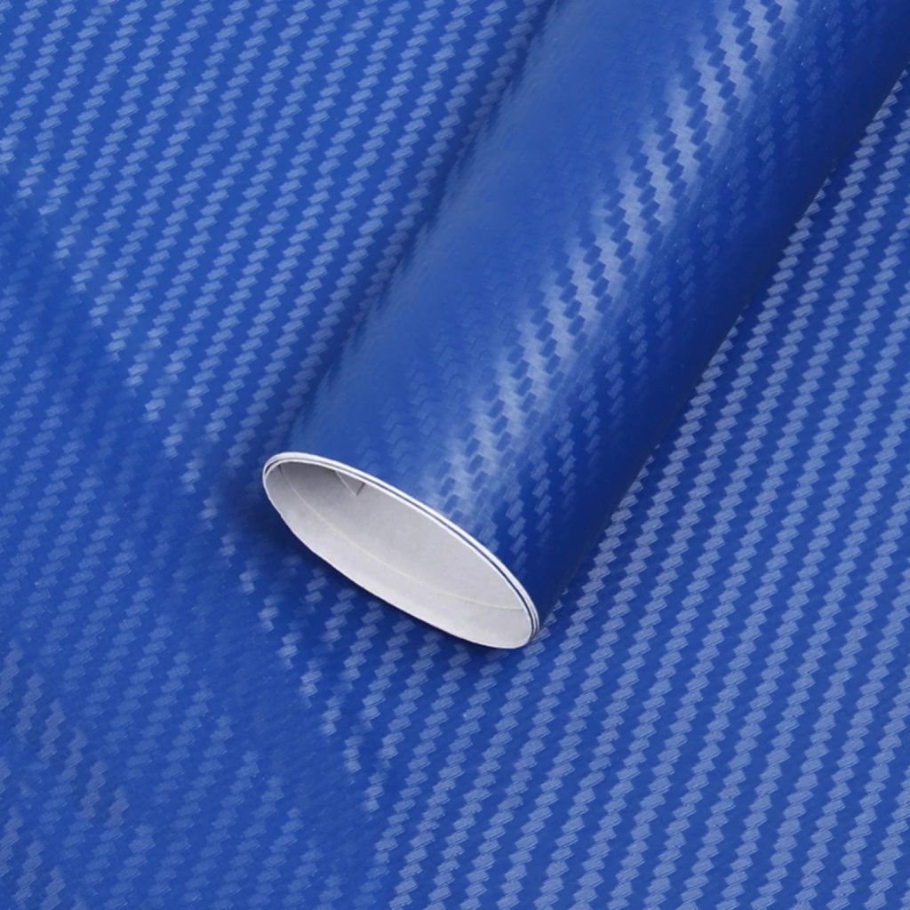 Acasa 12 folie carbon 3d albastru