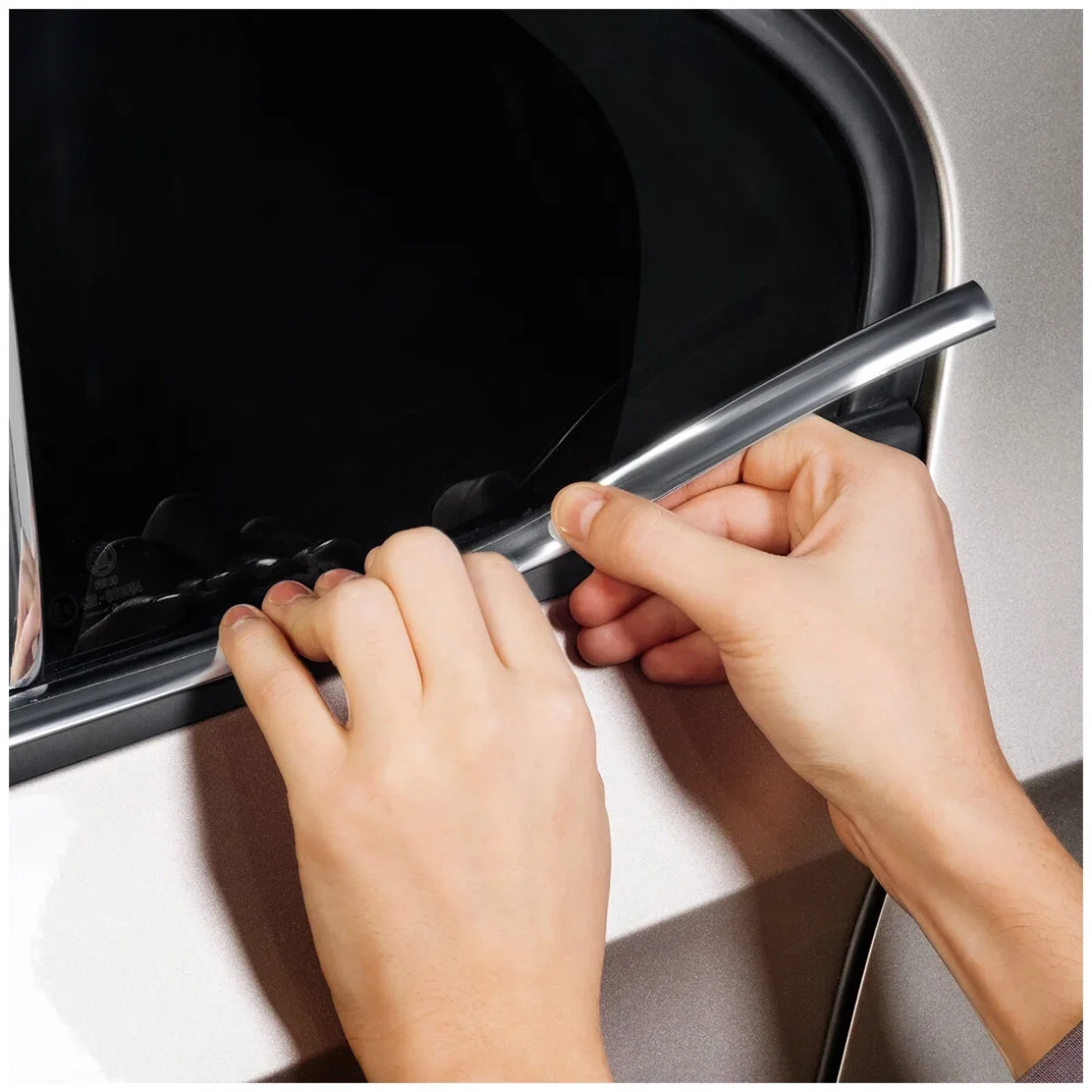 Rola Ornament autoadeziv, 20mm x 15m, culoare Crom SILVER - imagine 7