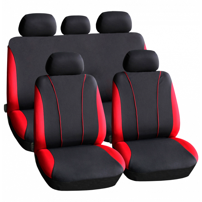 huse-universale-pentru-scaune-auto-rosii-carguard-1.png Set huse scaun auto ieftine, Universale 9 piese, model V-Style - ROSU - imagine 1
