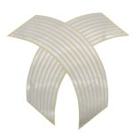 Set 16 inele din autocolant pentru jante culoare Argintiu Lucios - imagine 2