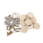 Set 12 clipsuri pentru reparatii tapiterie plafon auto, culoare Bej - imagine 3
