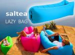 Saltea Autogonflabila "Lazy Bag" tip sezlong, 230 x 70cm, culoare Violet, pentru camping, plaja sau piscina - imagine 4