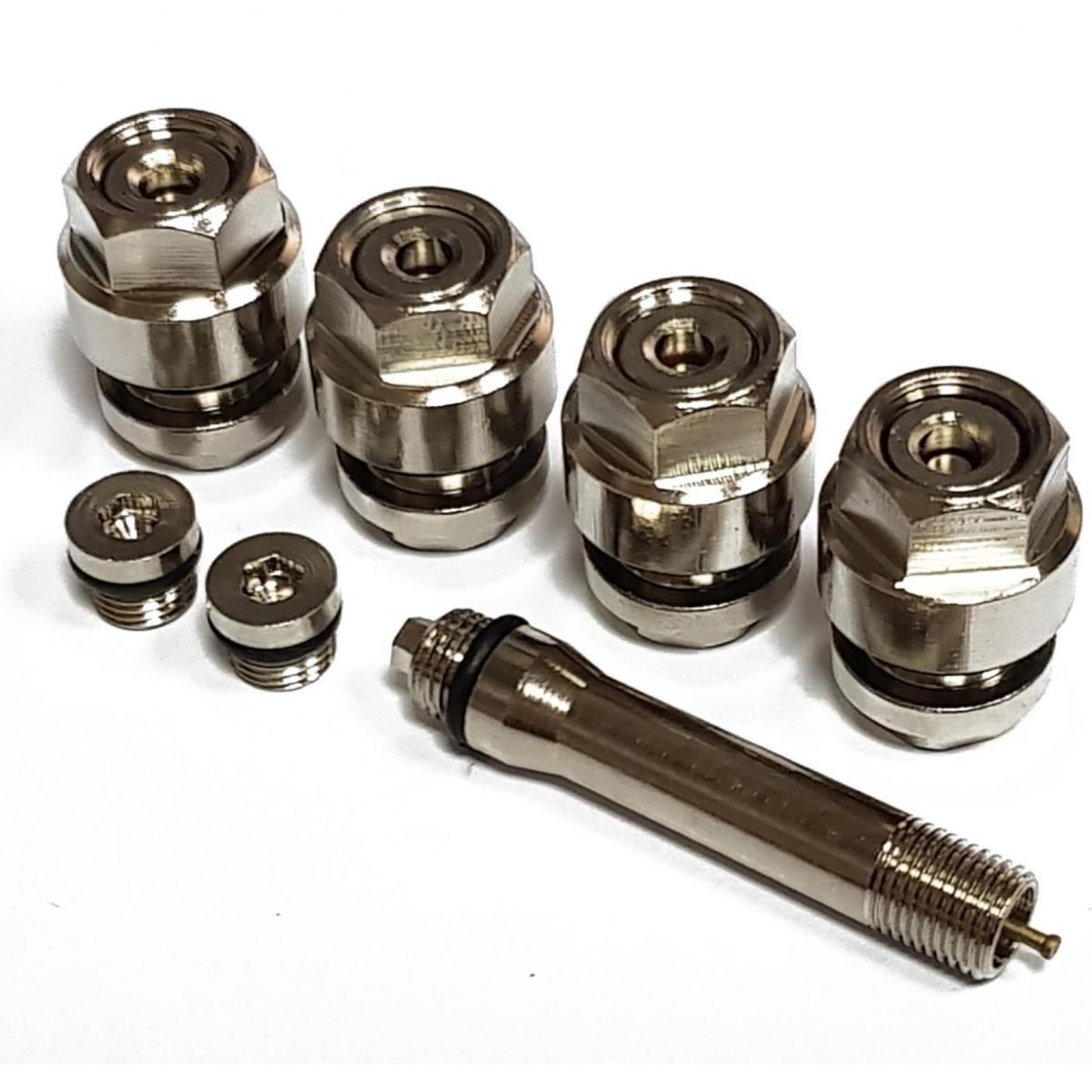 Set 4 Valve Ascunse cromate, cu dispozitiv de umflare - imagine 5