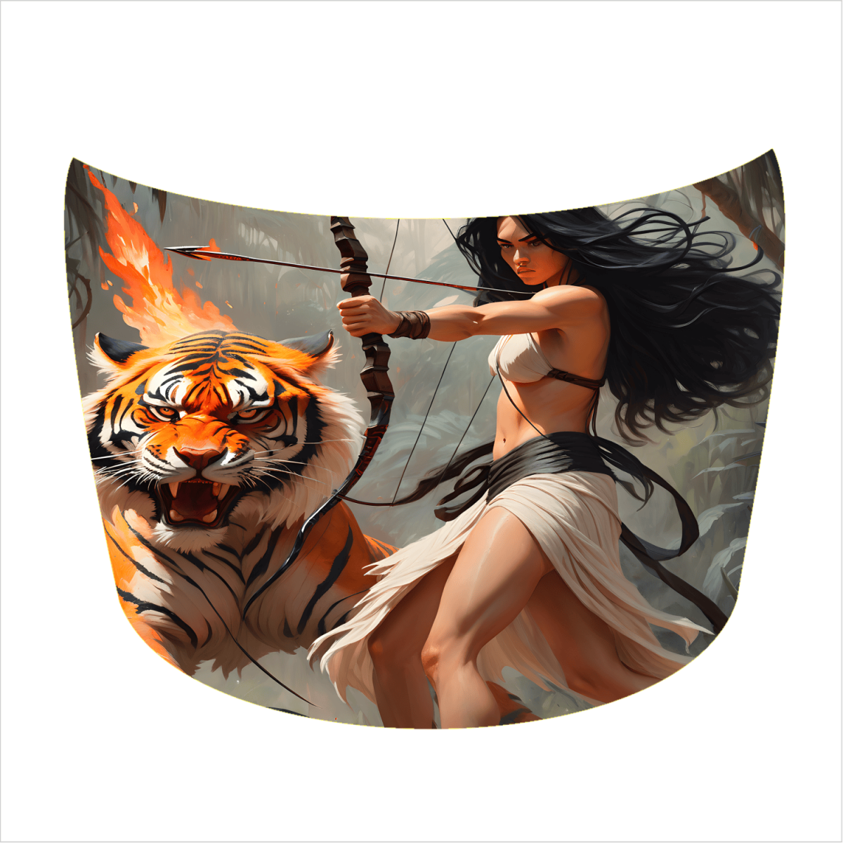 Folie Capota Auto "Hood Art" rezistenta la exterior, marime L (180 x 130cm) - Cod: AVX-CAPOTA-010L - imagine 3