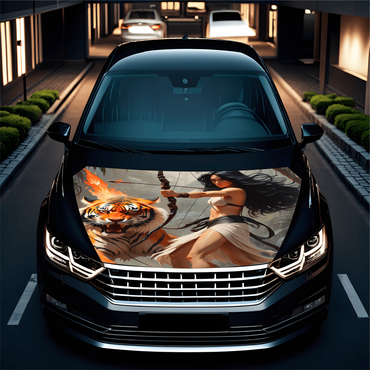 Folie Capota Auto "Hood Art" rezistenta la exterior, marime S (150 x 110cm) - Cod: AVX-CAPOTA-010S - imagine 2