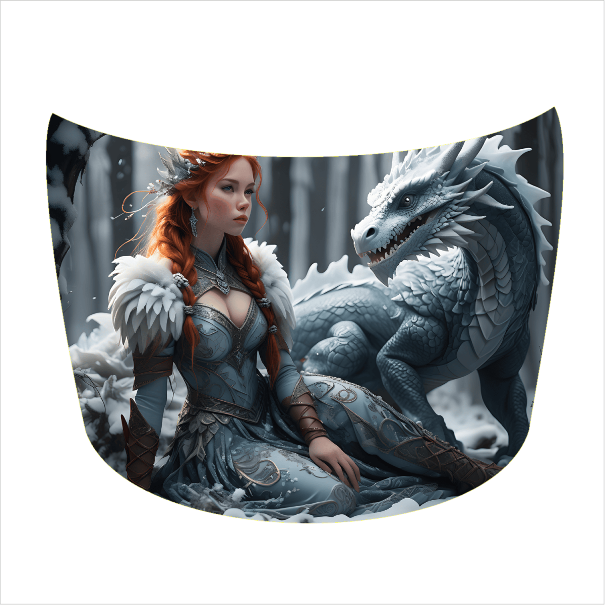 Folie Capota Auto "Hood Art" rezistenta la exterior, marime S (150 x 110cm) - Cod: AVX-CAPOTA-014S - imagine 3