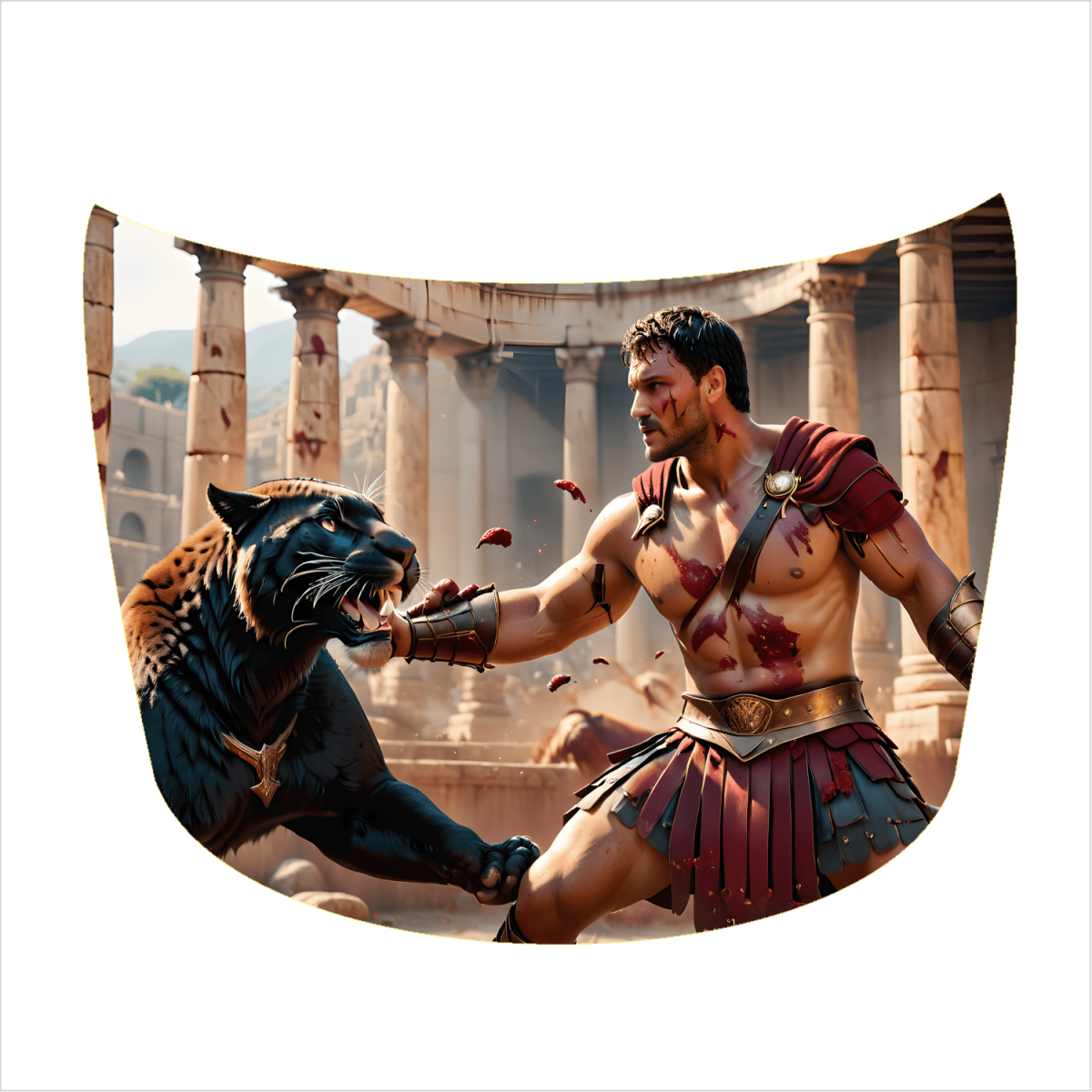 Folie Capota Auto "Hood Art" rezistenta la exterior, marime L (180 x 130cm) - Cod: AVX-CAPOTA-015L - imagine 3