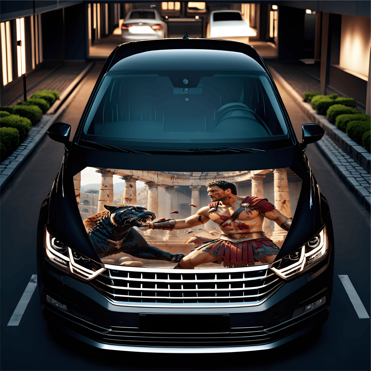 Folie Capota Auto "Hood Art" rezistenta la exterior, marime S (150 x 110cm) - Cod: AVX-CAPOTA-015S - imagine 2