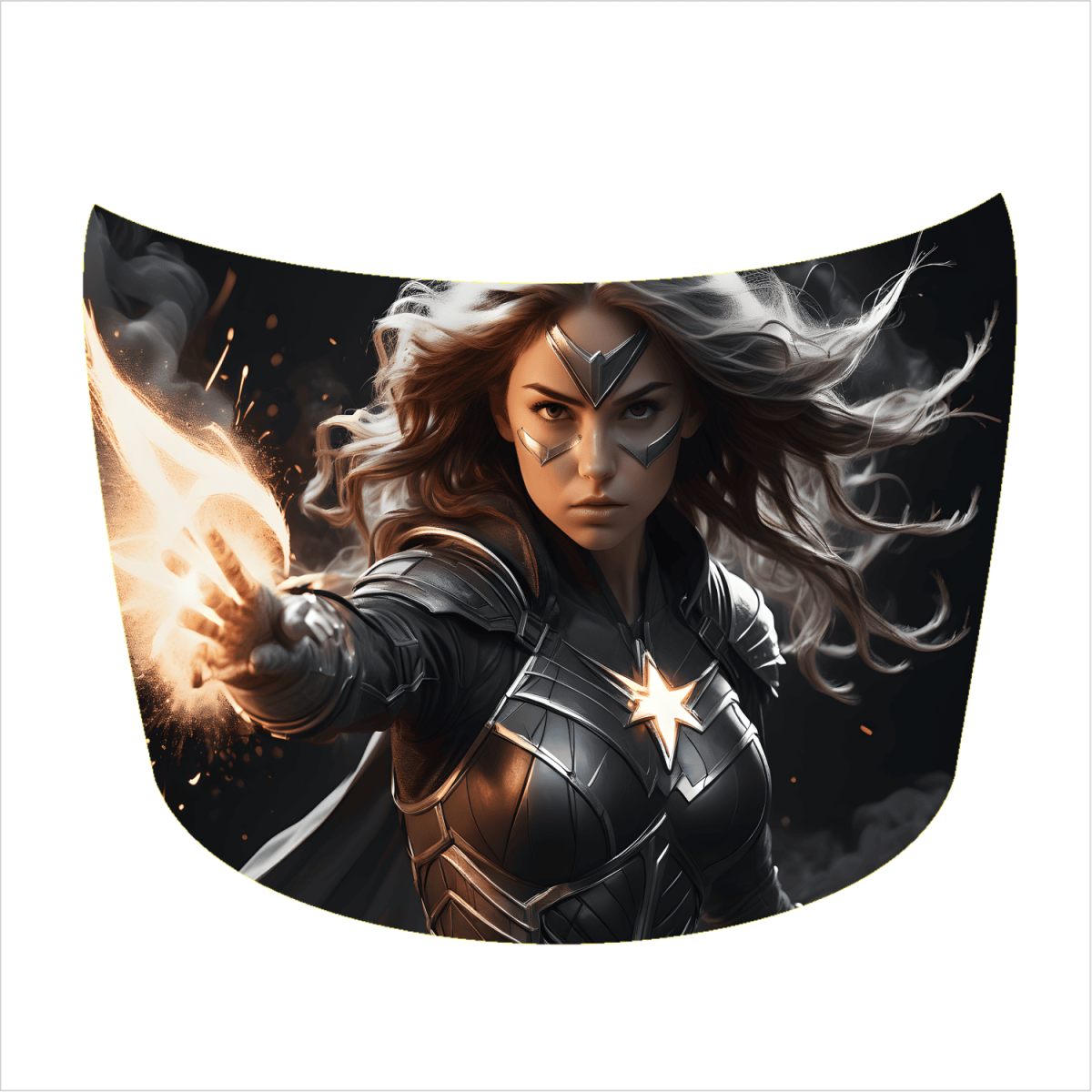 Folie Capota Auto "Hood Art" rezistenta la exterior, marime S (150 x 110cm) - Cod: AVX-CAPOTA-016S - imagine 3