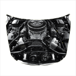 Folie Capota Auto "Hood Art" rezistenta la exterior, marime L (180 x 130cm) - Cod: AVX-CAPOTA-017L - imagine 3