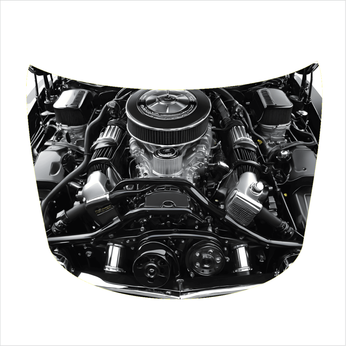 Folie Capota Auto "Hood Art" rezistenta la exterior, marime S (150 x 110cm) - Cod: AVX-CAPOTA-017S - imagine 3