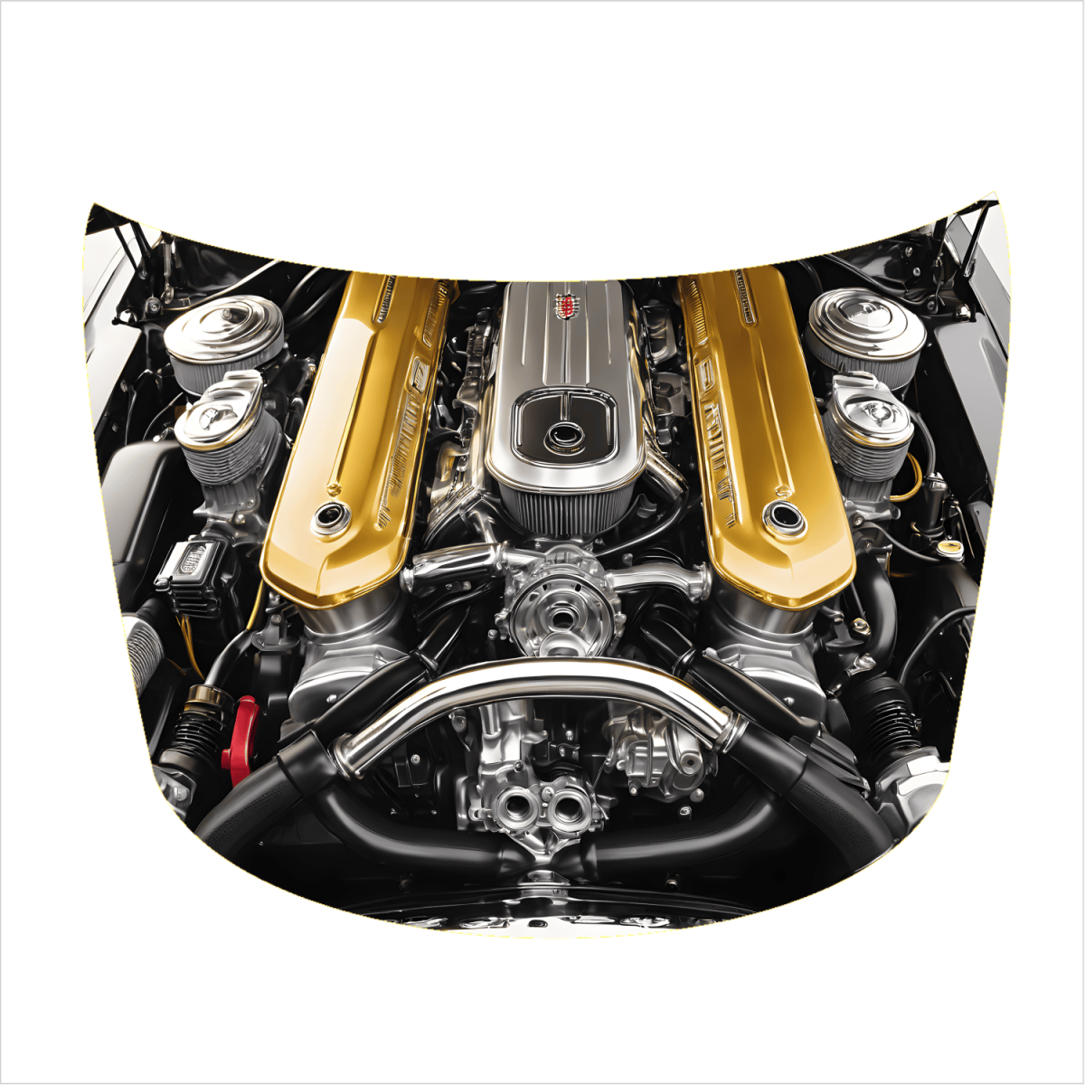 Folie Capota Auto "Hood Art" rezistenta la exterior, marime S (150 x 110cm) - Cod: AVX-CAPOTA-018S - imagine 3