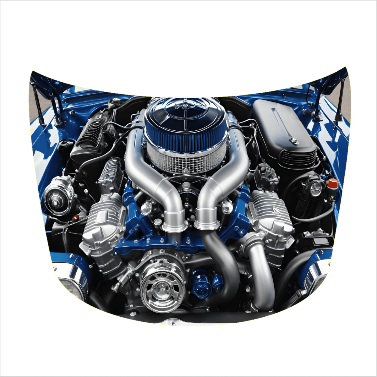 Folie Capota Auto "Hood Art" rezistenta la exterior, marime M (165 x 120cm) - Cod: AVX-CAPOTA-019M - imagine 3