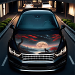 Folie Capota Auto "Hood Art" rezistenta la exterior, marime S (150 x 110cm) - Cod: AVX-CAPOTA-021S - imagine 2