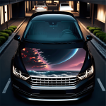 Folie Capota Auto "Hood Art" rezistenta la exterior, marime S (150 x 110cm) - Cod: AVX-CAPOTA-023S - imagine 2