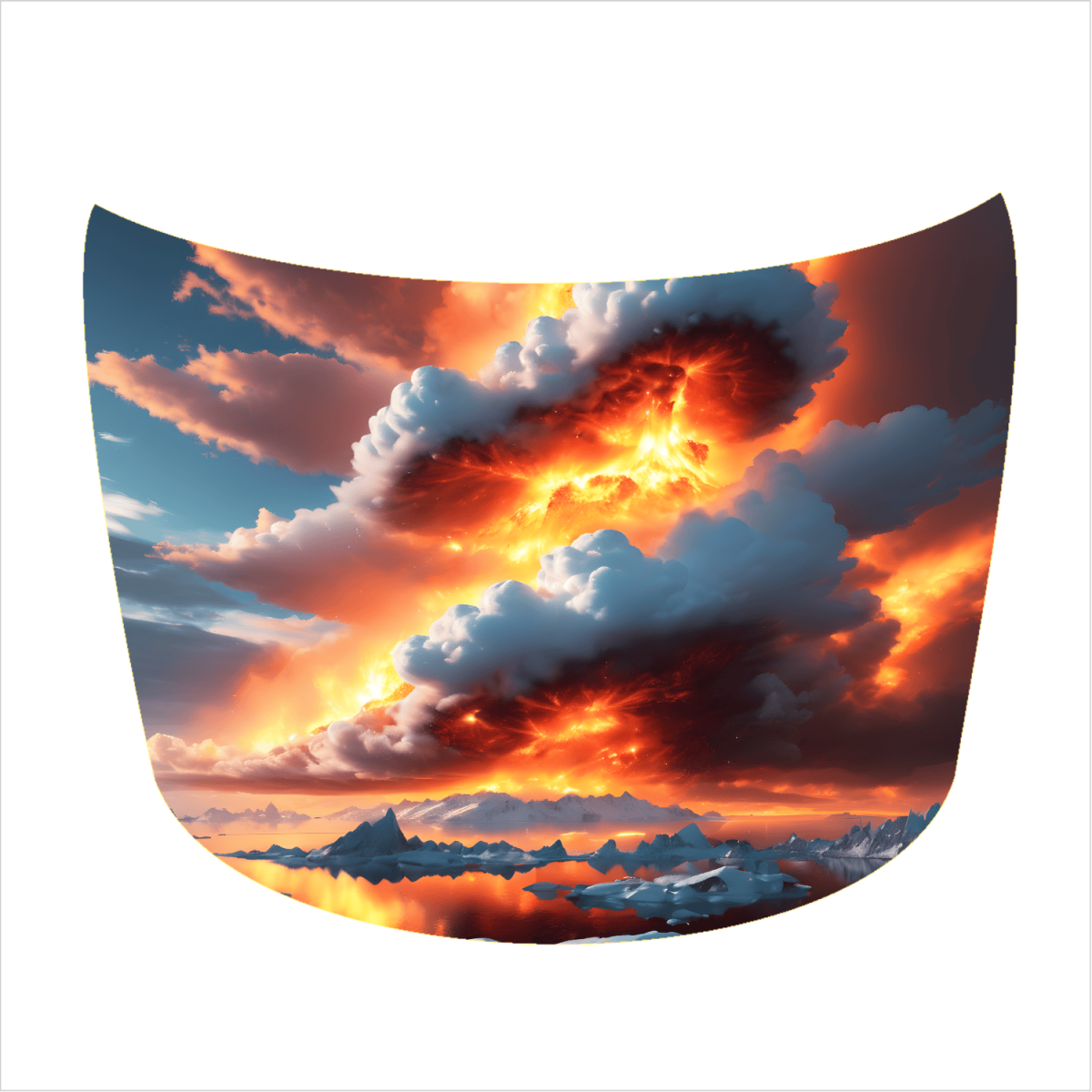 Folie Capota Auto "Hood Art" rezistenta la exterior, marime S (150 x 110cm) - Cod: AVX-CAPOTA-024S - imagine 3