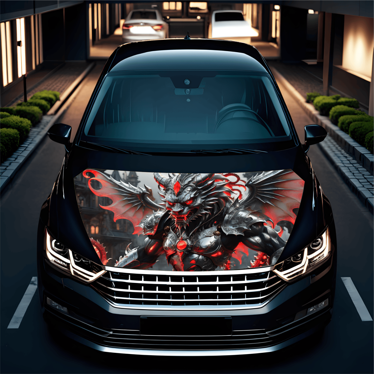 Folie Capota Auto "Hood Art" rezistenta la exterior, marime M (165 x 120cm) - Cod: AVX-CAPOTA-025M - imagine 2