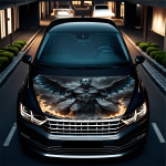 Folie Capota Auto "Hood Art" rezistenta la exterior, marime L (180 x 130cm) - Cod: AVX-CAPOTA-026L - imagine 2