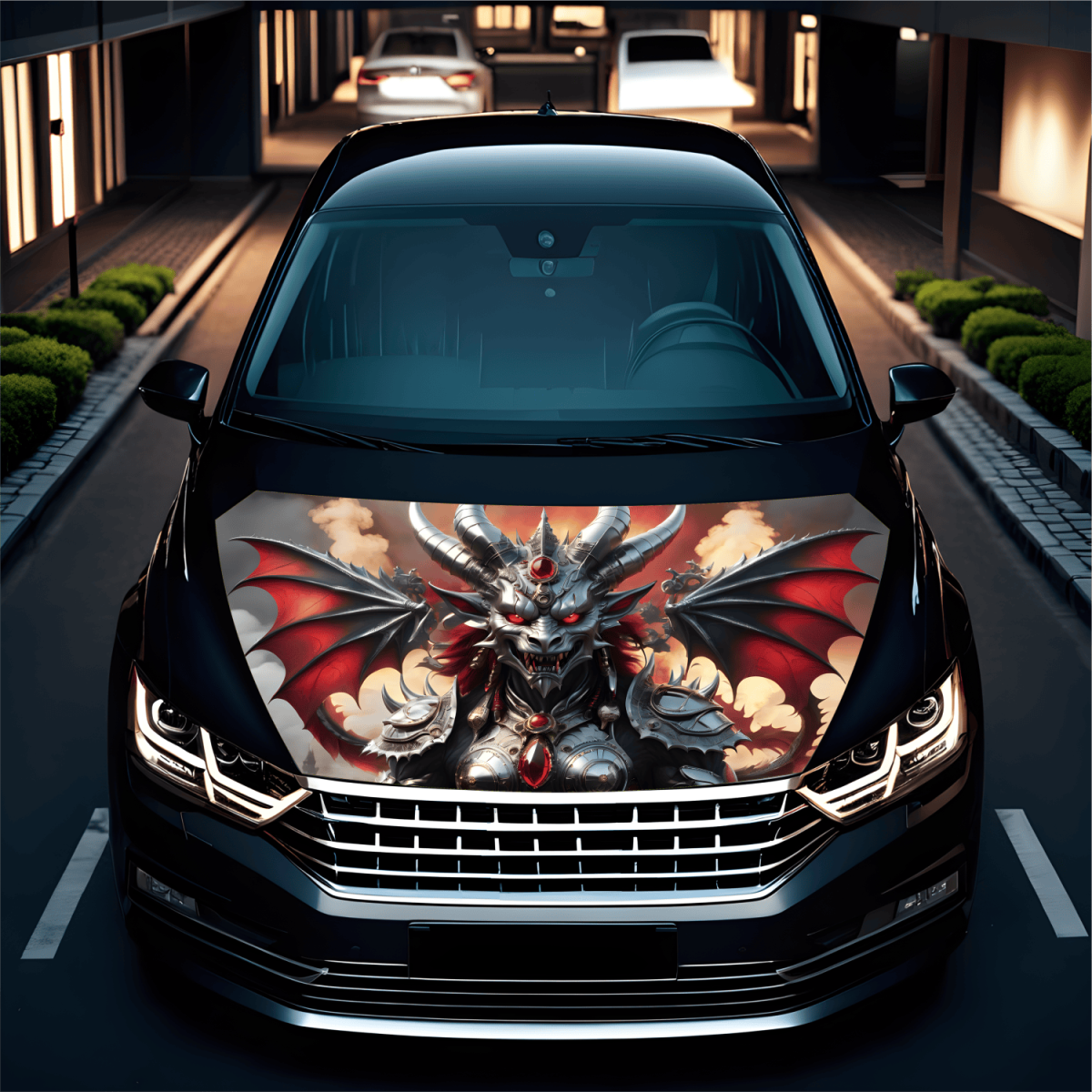 Folie Capota Auto "Hood Art" rezistenta la exterior, marime M (165 x 120cm) - Cod: AVX-CAPOTA-027M - imagine 2