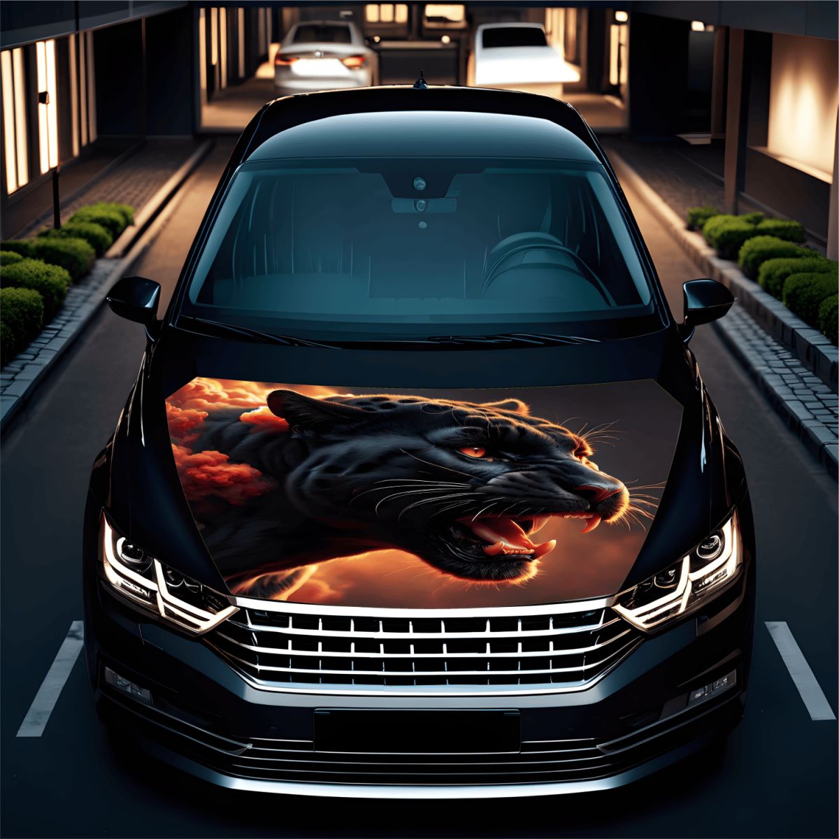 Folie Capota Auto "Hood Art" rezistenta la exterior, marime L (180 x 130cm) - Cod: AVX-CAPOTA-028L - imagine 2