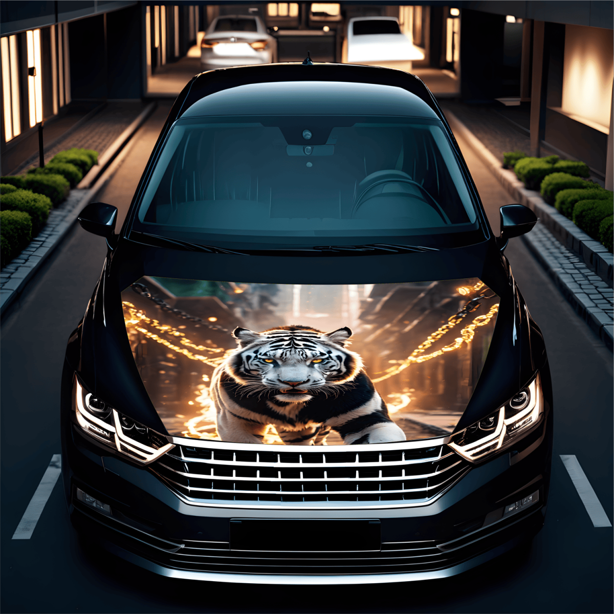 Folie Capota Auto "Hood Art" rezistenta la exterior, marime S (150 x 110cm) - Cod: AVX-CAPOTA-029S - imagine 2