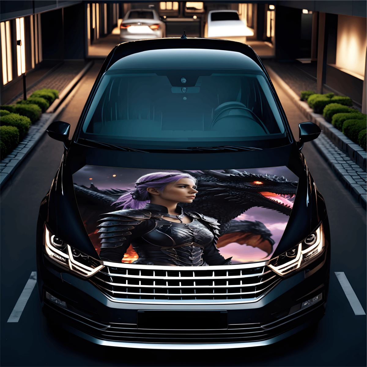 Folie Capota Auto "Hood Art" rezistenta la exterior, marime S (150 x 110cm) - Cod: AVX-CAPOTA-002S - imagine 2