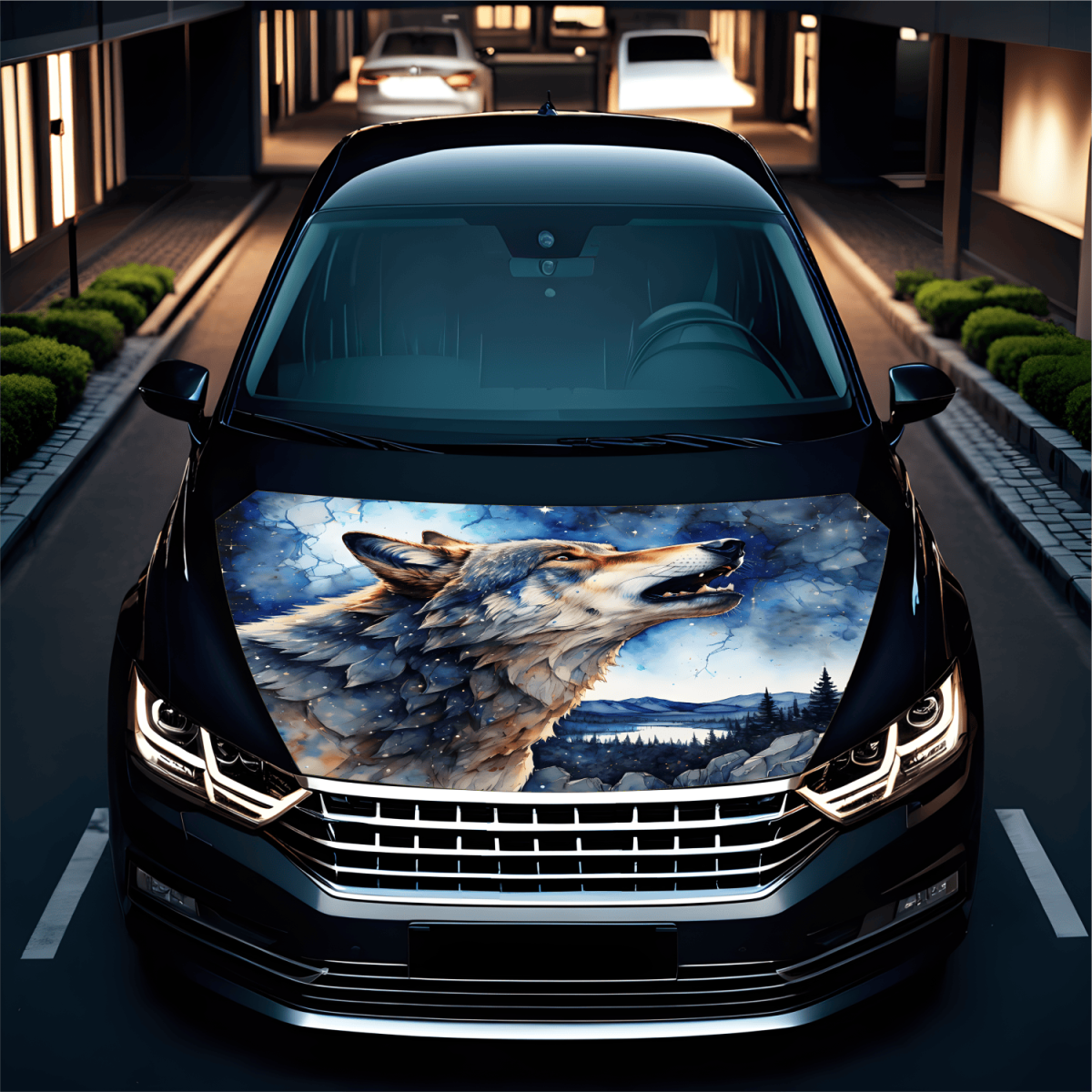 Folie Capota Auto "Hood Art" rezistenta la exterior, marime L (180 x 130cm) - Cod: AVX-CAPOTA-030L - imagine 2