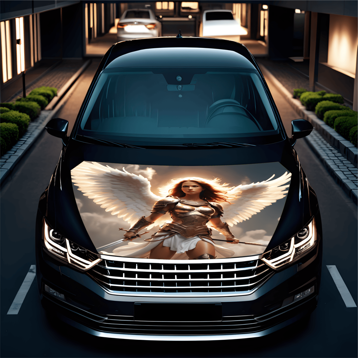 Folie Capota Auto "Hood Art" rezistenta la exterior, marime M (165 x 120cm) - Cod: AVX-CAPOTA-003M - imagine 2