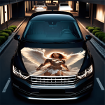 Folie Capota Auto "Hood Art" rezistenta la exterior, marime M (165 x 120cm) - Cod: AVX-CAPOTA-003M - imagine 2