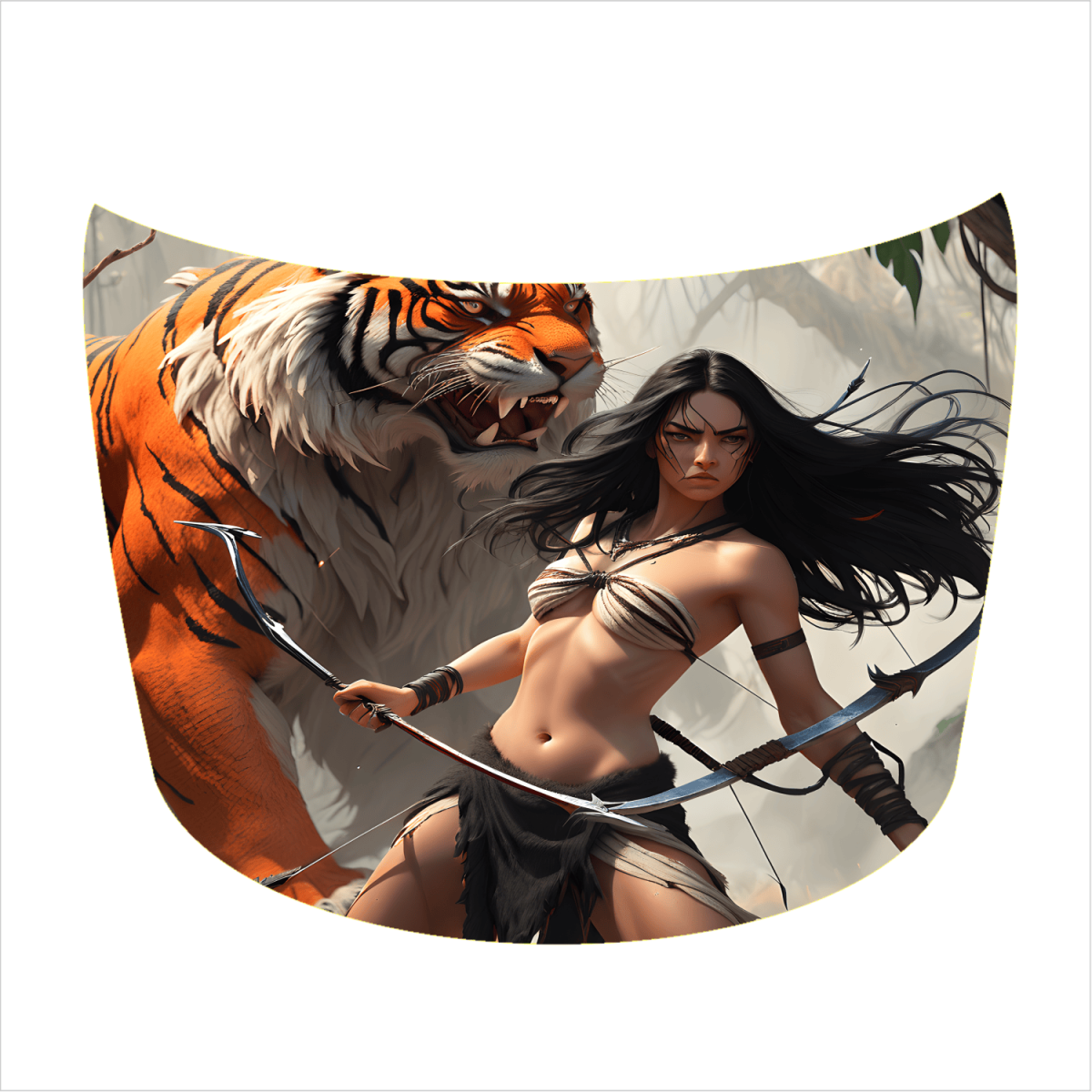 Folie Capota Auto "Hood Art" rezistenta la exterior, marime M (165 x 120cm) - Cod: AVX-CAPOTA-004M - imagine 3