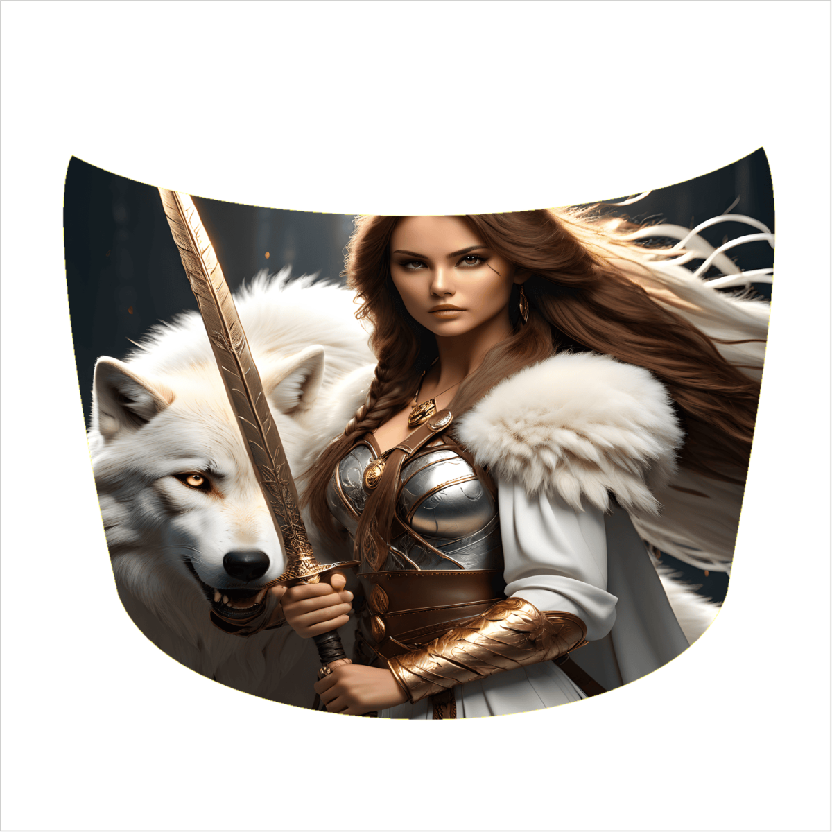 Folie Capota Auto "Hood Art" rezistenta la exterior, marime L (180 x 130cm) - Cod: AVX-CAPOTA-006L - imagine 3