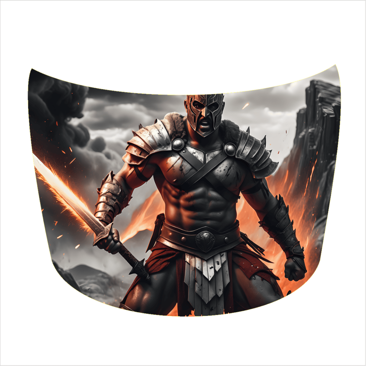 Folie Capota Auto "Hood Art" rezistenta la exterior, marime S (150 x 110cm) - Cod: AVX-CAPOTA-007S - imagine 3