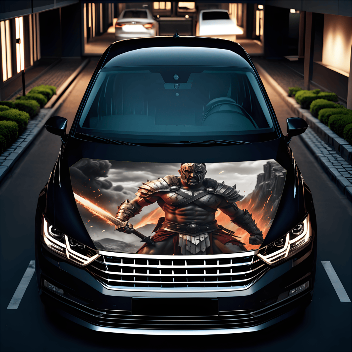 Folie Capota Auto "Hood Art" rezistenta la exterior, marime S (150 x 110cm) - Cod: AVX-CAPOTA-007S - imagine 2