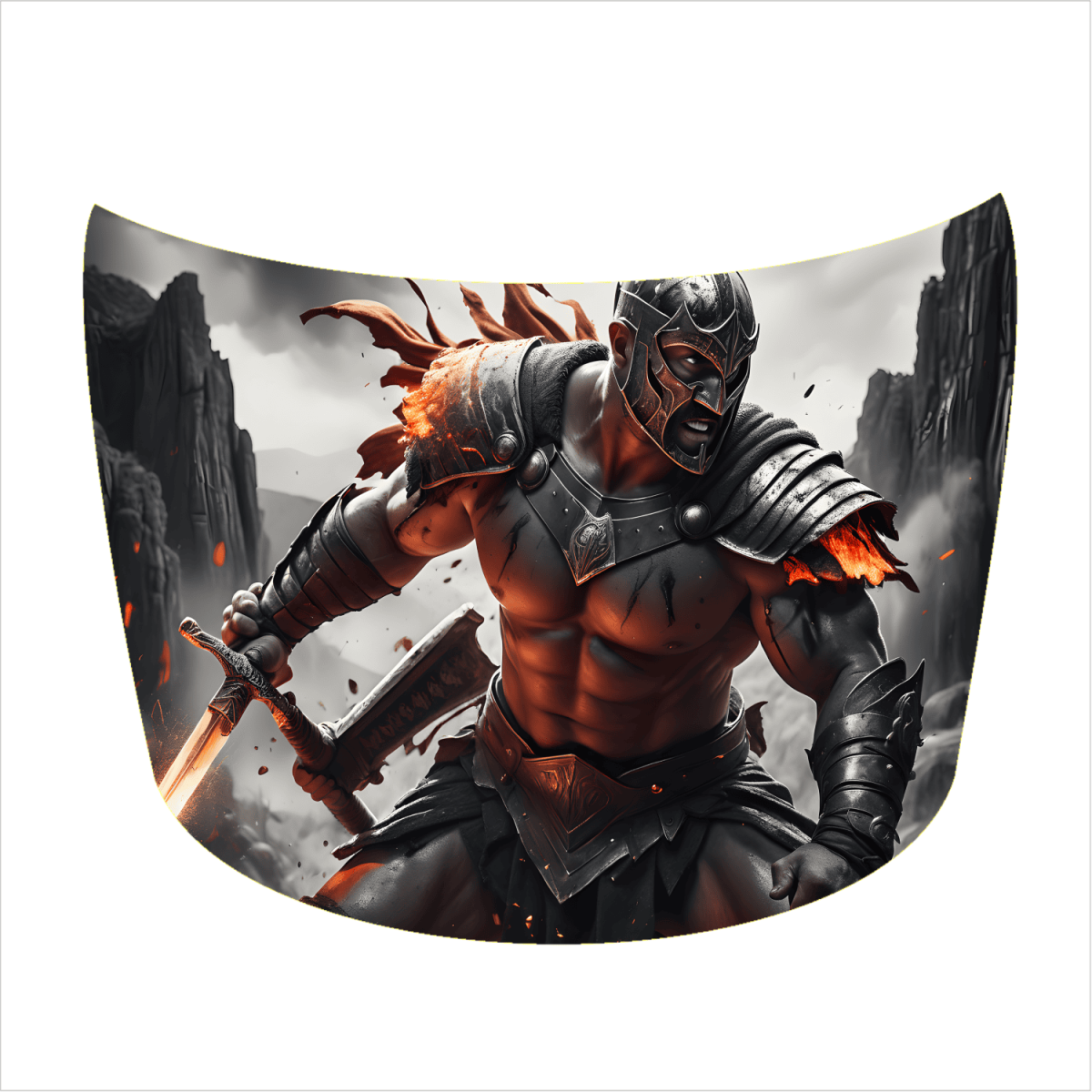 Folie Capota Auto "Hood Art" rezistenta la exterior, marime M (165 x 120cm) - Cod: AVX-CAPOTA-008M - imagine 3