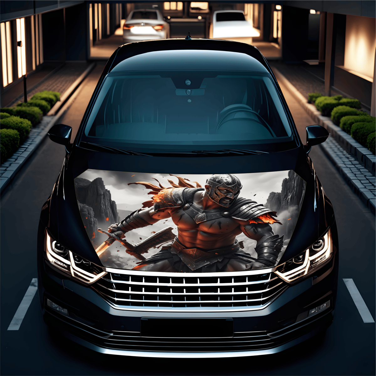 Folie Capota Auto "Hood Art" rezistenta la exterior, marime S (150 x 110cm) - Cod: AVX-CAPOTA-008S - imagine 2