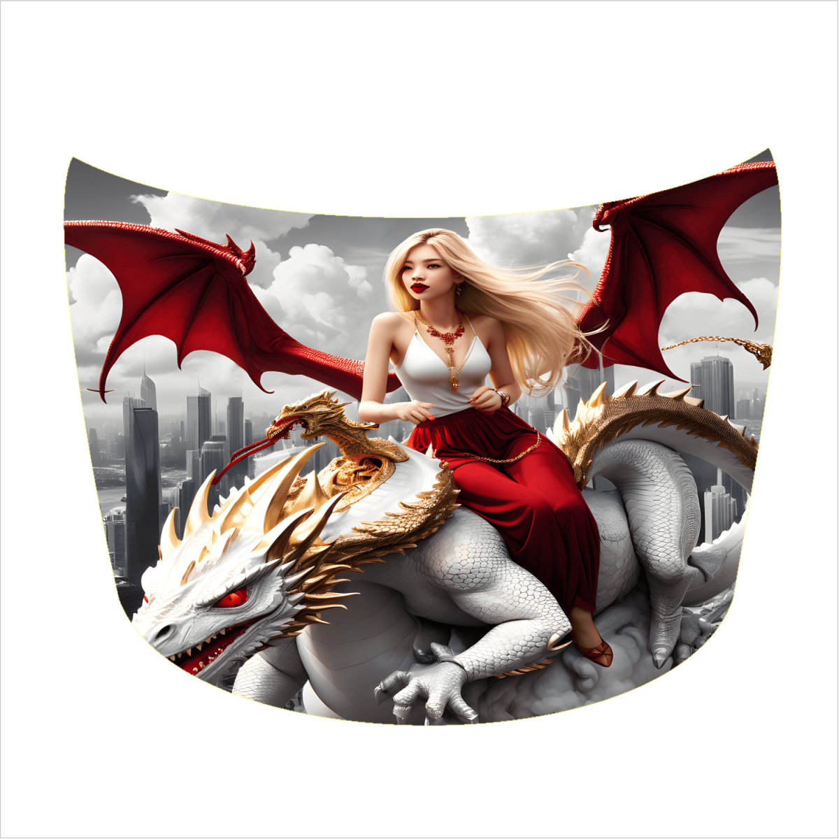 Folie Capota Auto "Hood Art" rezistenta la exterior, marime S (150 x 110cm) - Cod: AVX-CAPOTA-009S - imagine 3