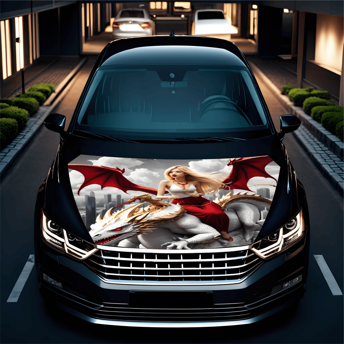 Folie Capota Auto "Hood Art" rezistenta la exterior, marime S (150 x 110cm) - Cod: AVX-CAPOTA-009S - imagine 2
