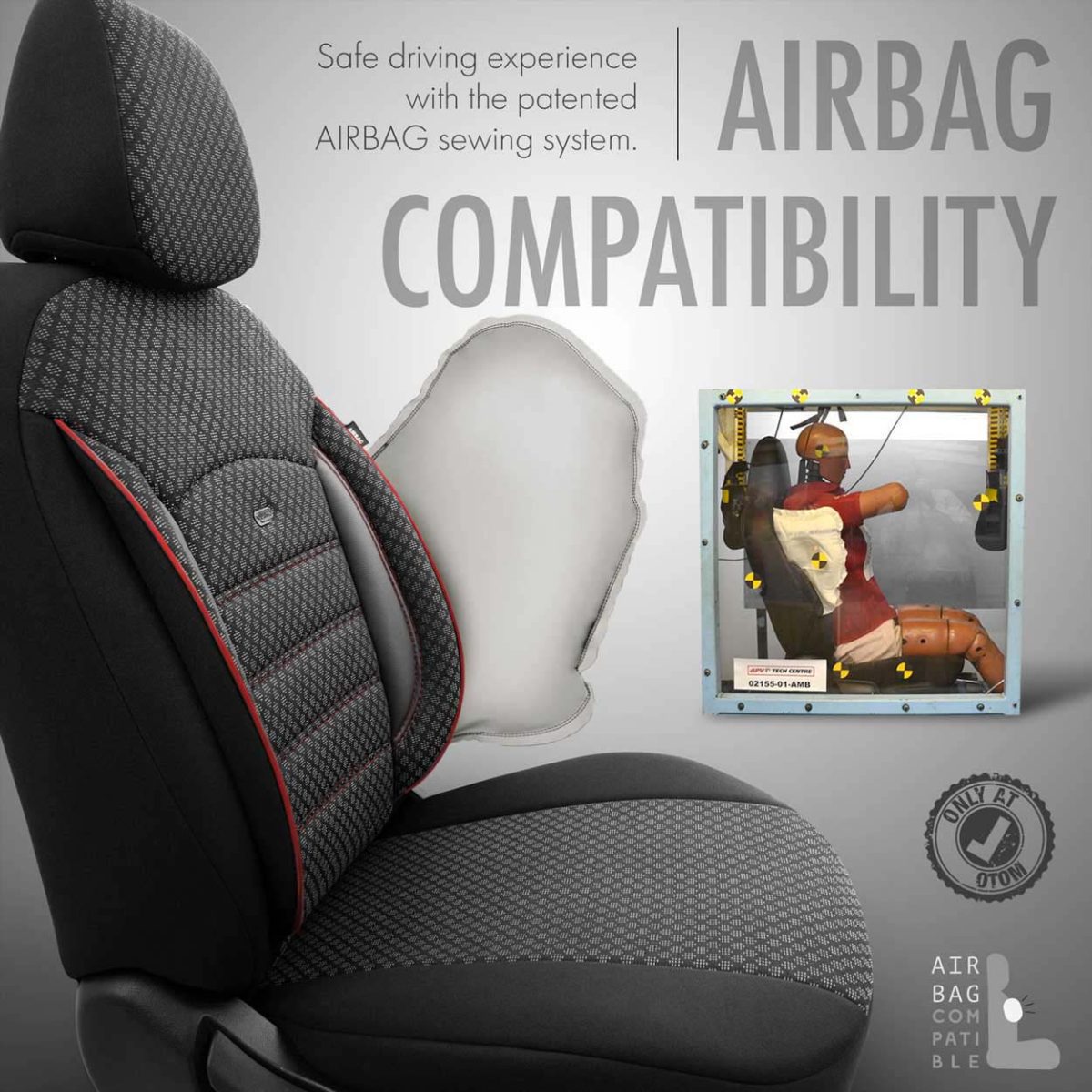 Set huse scaun auto PREMIUM, Universale, nefractionat, OTOM SPORT PLUS 102 - imagine 6