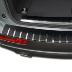 Folie protectie portbagaj in doua straturi, Crom si Carbon 3D Negru 83 x 7,5cm - imagine 3