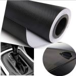 Folie colantare auto Carbon 3D Negru, 3m x 1,27m - imagine 3