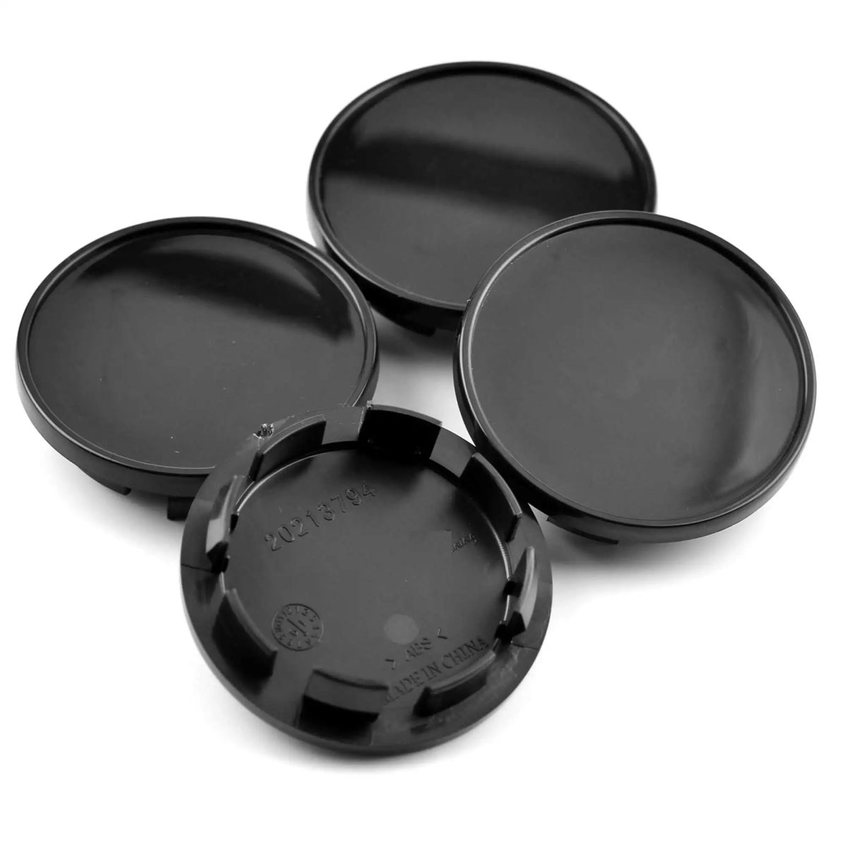 Set 4 capace centrale pentru jante aliaj, diametru 56 mm, culoare negru - imagine 2