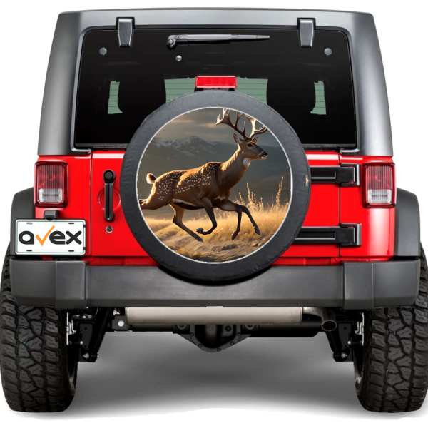 Sticker Auto "Roata de Rezerva" rezistenta la intemperii si raze UV, diametru 55 cm, Cod: AVX-RR06