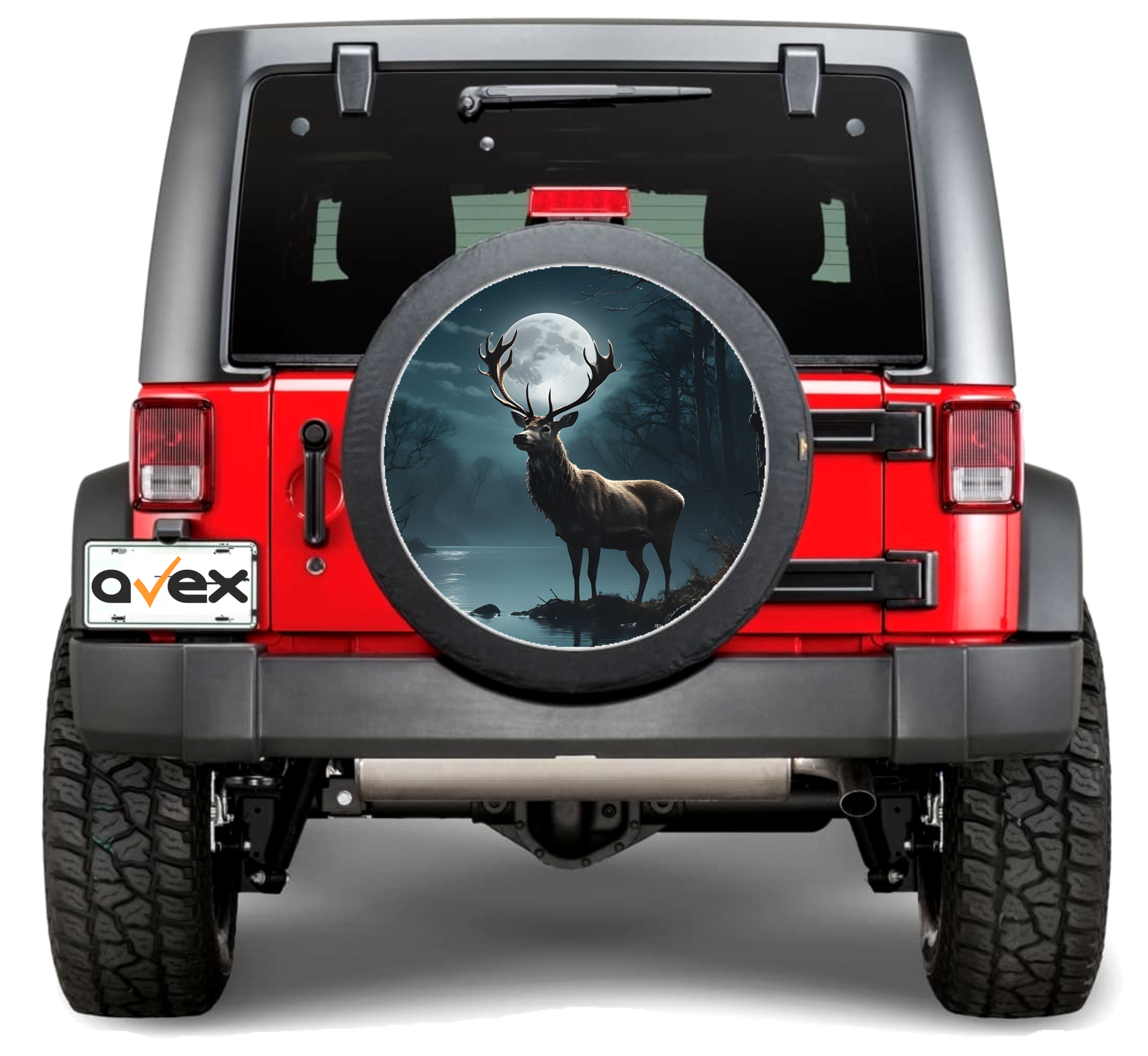 roata-rezerva09A-scaled-1.png Sticker Auto "Roata de Rezerva" rezistenta la intemperii si raze UV, diametru 55 cm, Cod: AVX-RR09 - imagine 1