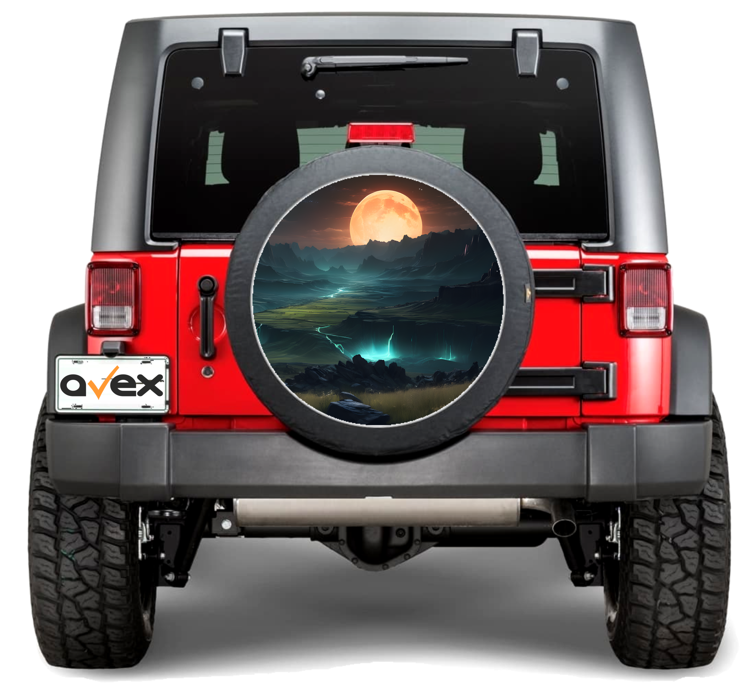 roata-rezerva15A-scaled-1.png Sticker Auto "Roata de Rezerva" rezistenta la intemperii si raze UV, diametru 55 cm, Cod: AVX-RR15 - imagine 1